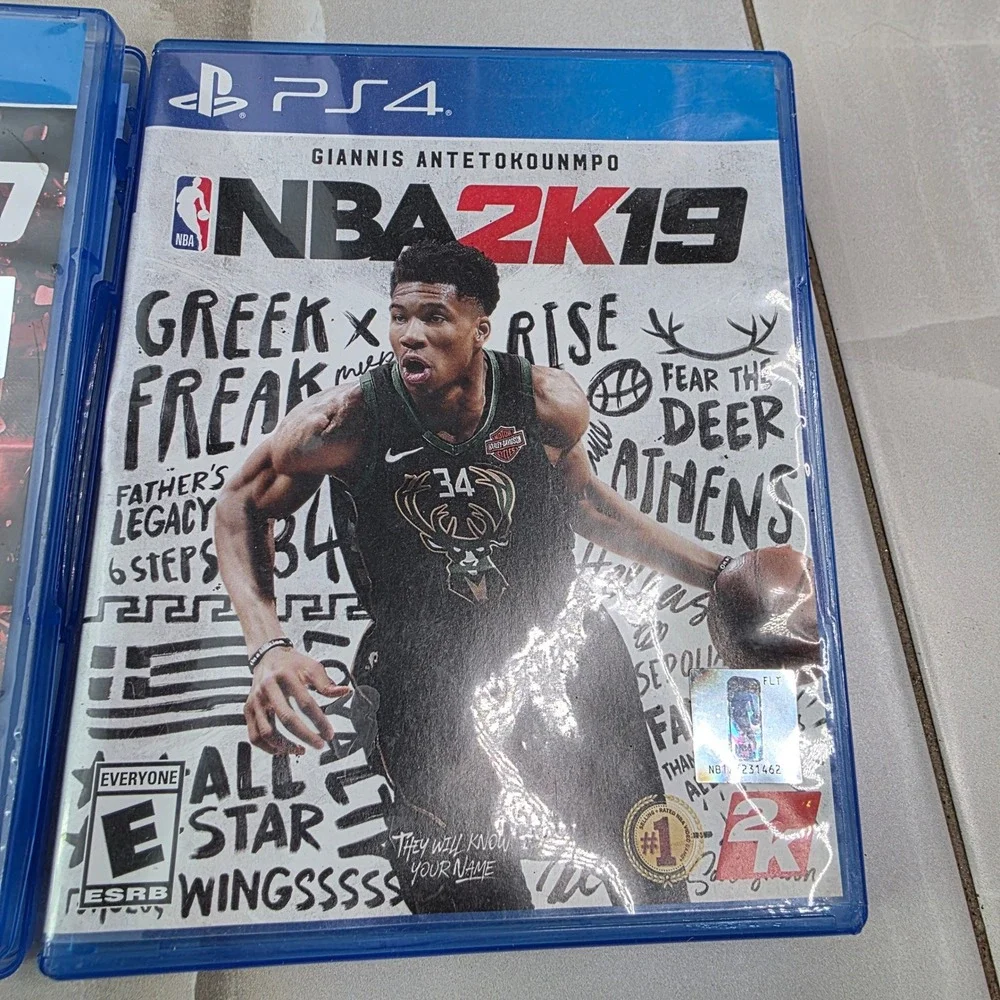 NBA 2K20 and NBA 2K19 PS4 PlayStation 4 Basketball Game Bundle Lot 2K Sports‎ S3